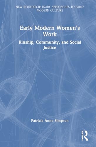 Early Modern Women’s Work – Book Cover