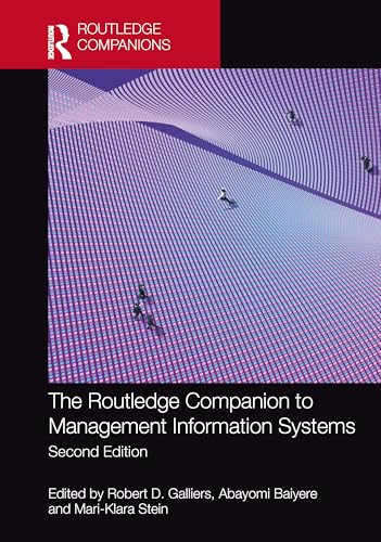 The Routledge Companion to Management Information Systems – Book Cover