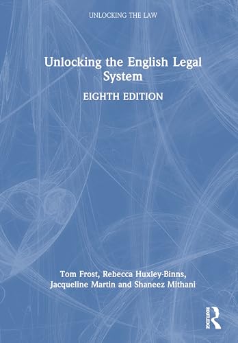 Unlocking the English Legal System – Book Cover