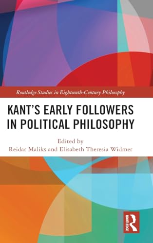 Kant’s Early Followers in Political Philosophy – Book Cover
