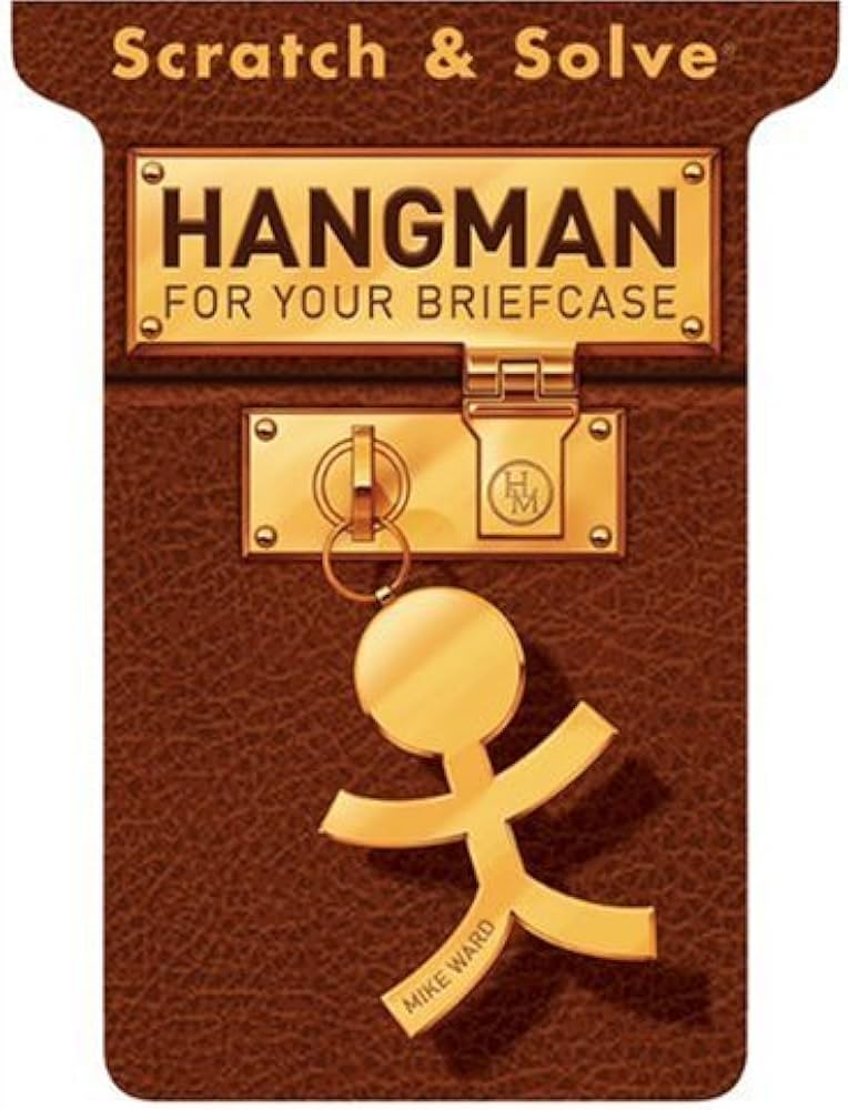 Scratch & Solve: Hangman for Your Briefcase