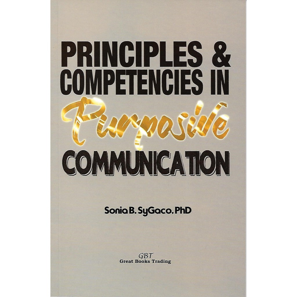 Principles Competencies in Purposive Communication