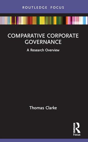 Comparative Corporate Governance: A Research Overview