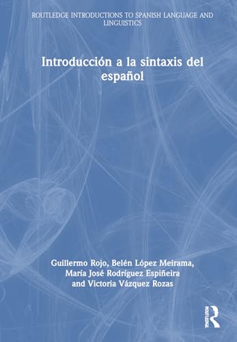 Introducción a la sintaxis del español – Book Cover