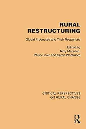 Critical Perspectives on Rural Change