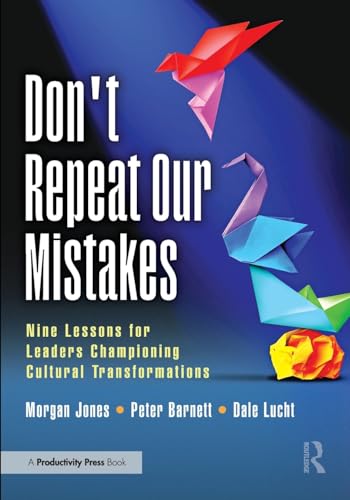 Don't Repeat Our Mistakes – Book Cover