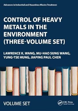 Control of Heavy Metals in the Environment (Three-Volume Set) – Book Cover