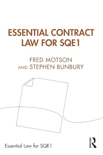 Essential Contract Law for SQE1 – Book Cover