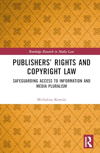 Publishers’ Rights and Copyright Law – Book Cover