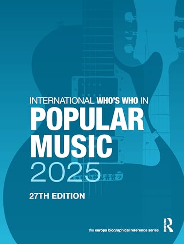 International Who’s Who of Popular Music 2025 – Book Cover