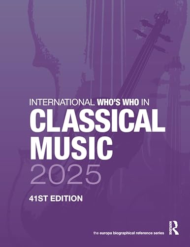 International Who’s Who of Classical Music 2025 – Book Cover