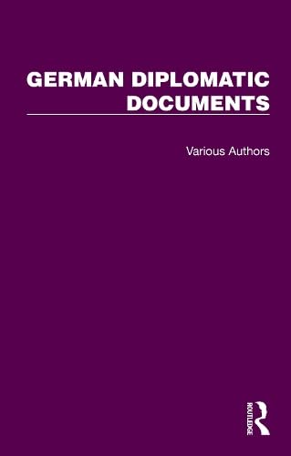 German Diplomatic Documents 1871-1914 – Book Cover