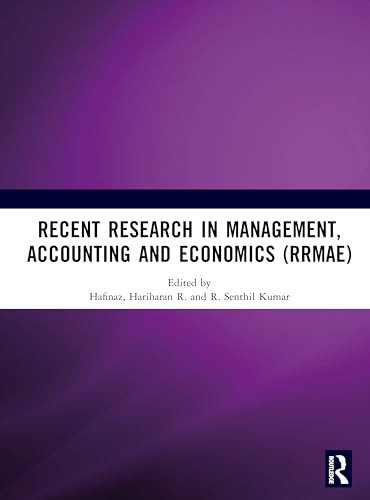 Recent Research in Management, Accounting and Economics (RRMAE) – Book Cover