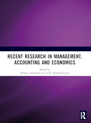Recent Research in Management, Accounting and Economics (RRMAE) – Book Cover