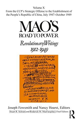 Mao's Road to Power: Revolutionary Writings: Volume X