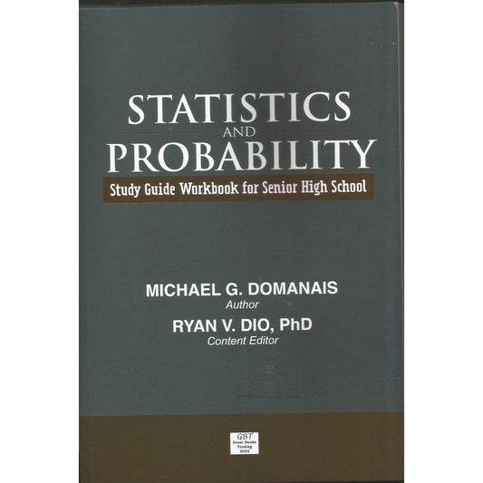 Statistics and Probability: Study Guide Workbook for Senior High School