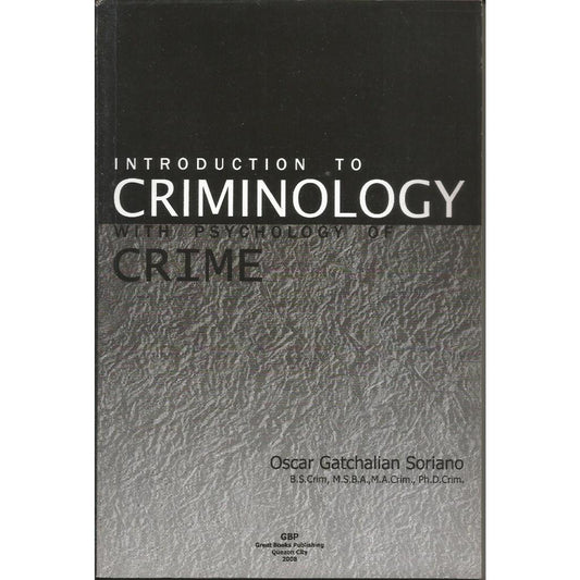 Introduction to Criminology with Psychology of Crime