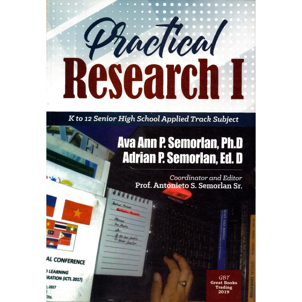 Practical Research 1 (K to 12 Senior High School Applied Track Subject)